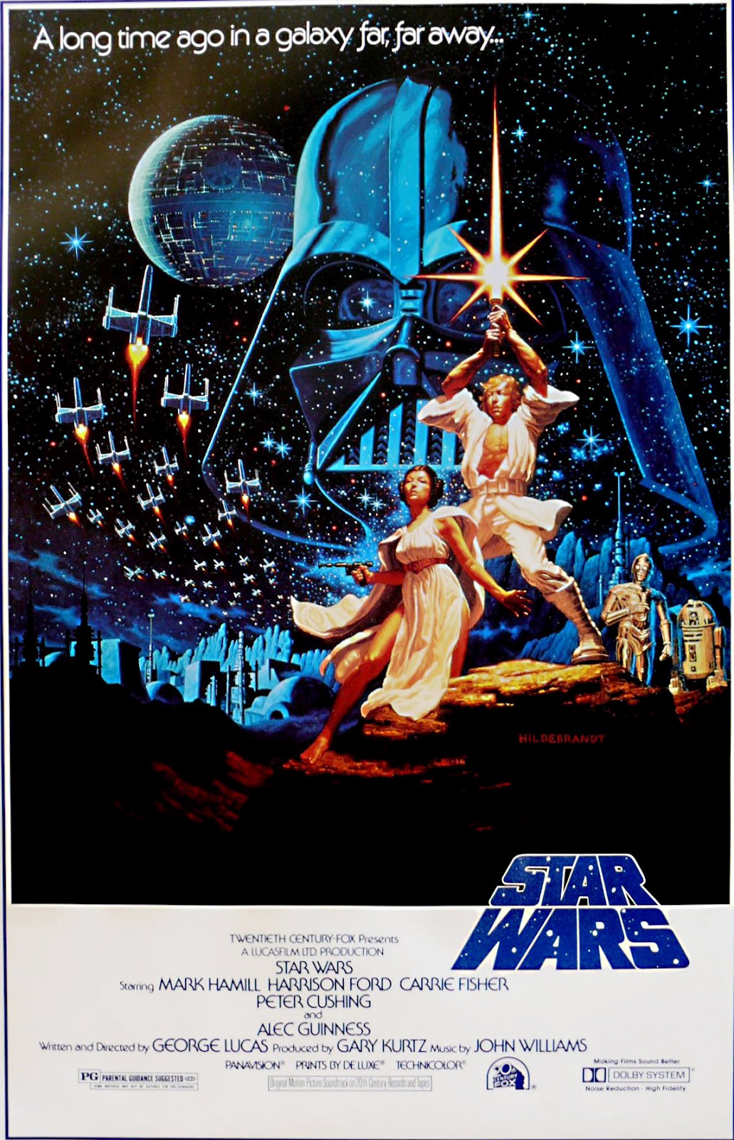 The Geeky Nerfherder Movie Poster Art Star Wars (1977)