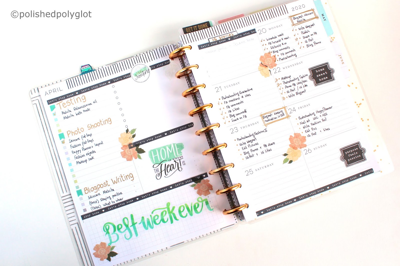 Faves │ The Happy Planner, My New Favorite Thing / Polished Polyglot