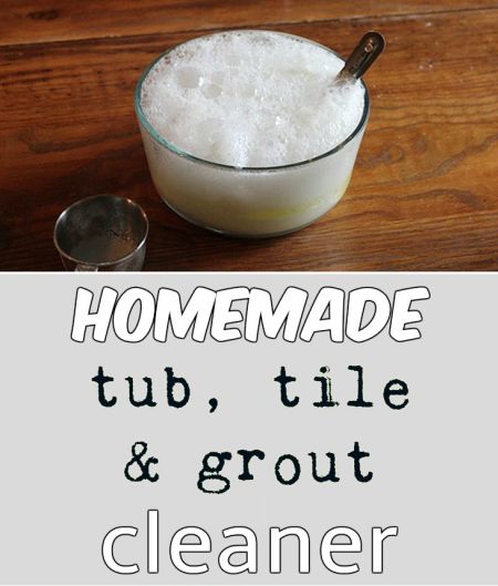 homemade cleaner for tile grout