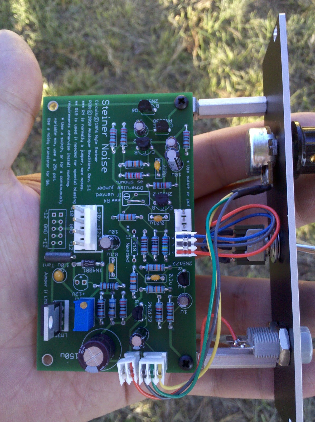 Steiner Synthasystem DIY Noise Generator complete!