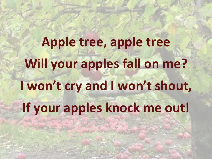 Apple Tree PowerPoint and Apple Picking Game Music a la Abbott Amy