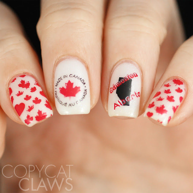 Canada nail Art