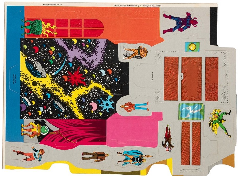 Observed Impulse Amsco Marvel World Playset Description, Pictures