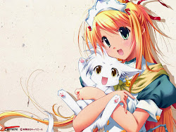 anime wallpapers pretty japan kawaii desktop backgrounds animals manga animes adorable sweet pet