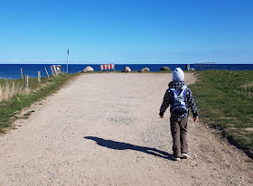 Küsten-Spaziergänge rund um Kiel, Teil 3: Raps, Steine und Meer bei Hohenfelde. Wir spazieren zum Aussichtspunkt an der Steilküste mit einem tollen Blick auf die Ostsee.