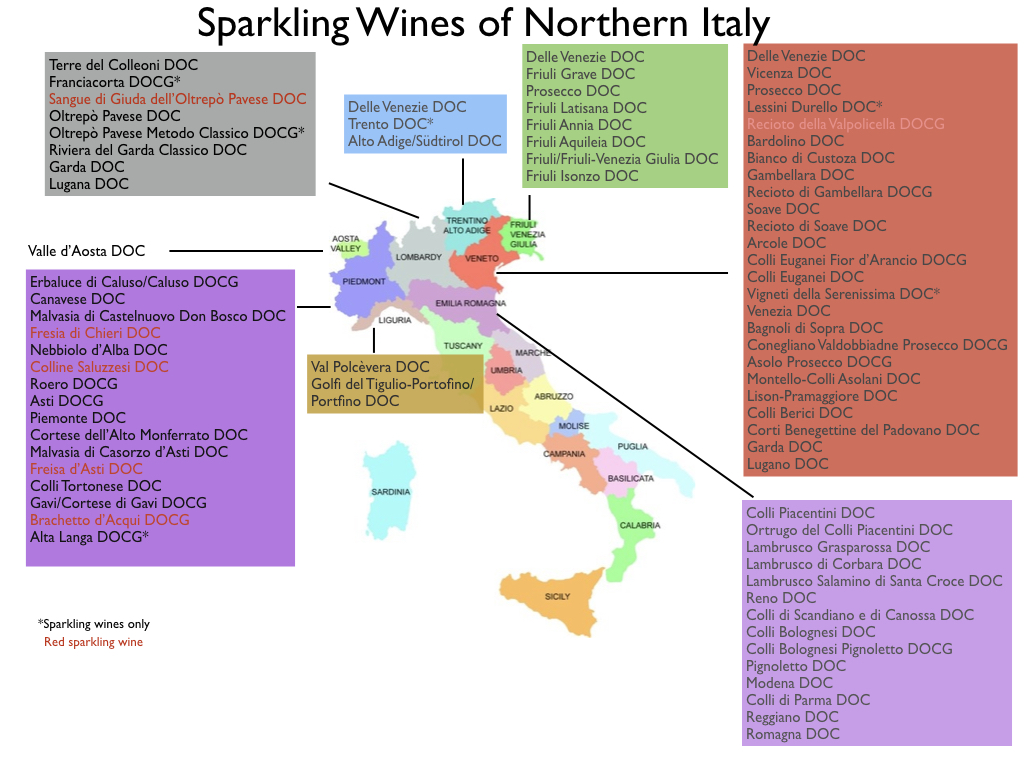 Wine Mise en abyme An overview of the sparkling wines of Northern Italy