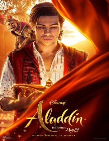 Aladdin (2019) Dual Audio Hindi 480p HDRip x264 400MB ESubs Movie Download