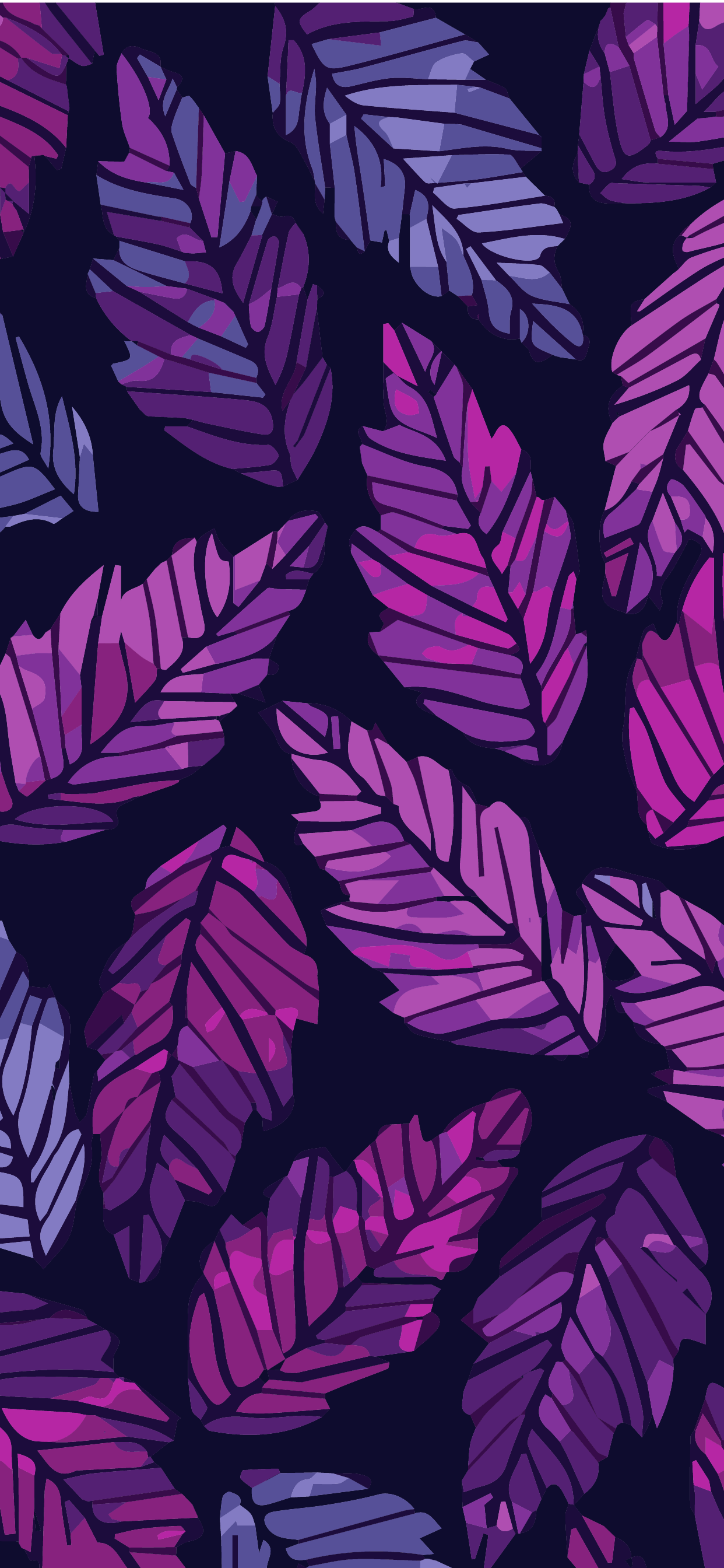 phone wallpaper pattern hd leaf aesthetic purple and pink