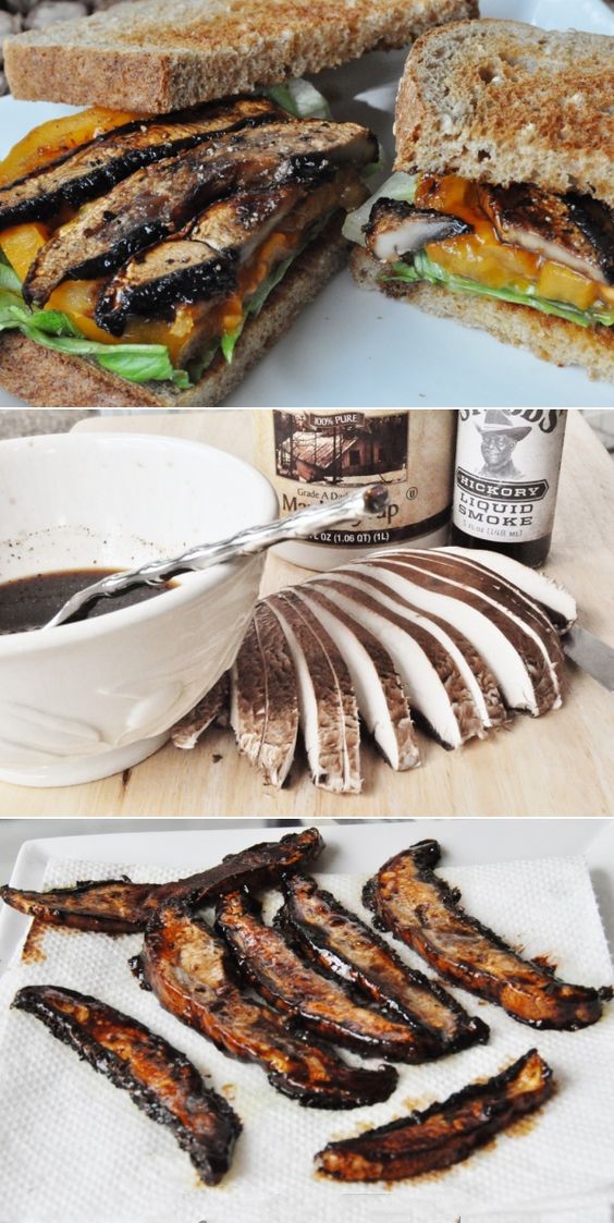 Portobello Mushroom Bacon Vegan Bacon Recipes Today