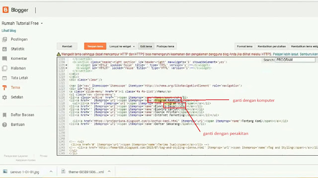 Cara Mudah Membuat Menu Blog Plus Navigasi Cara Mudah Membuat Menu Blog Plus Navigasi