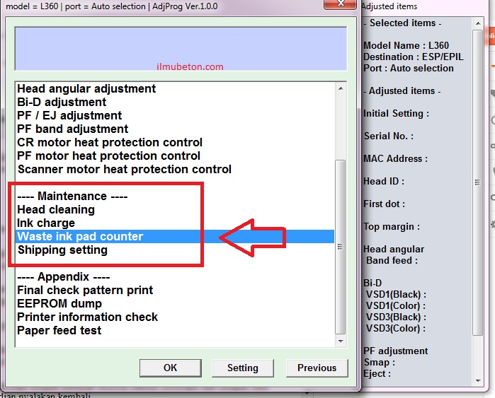 Cara Mengatasi Not Responding AdjProg Resetter Epson L130 L220 L310