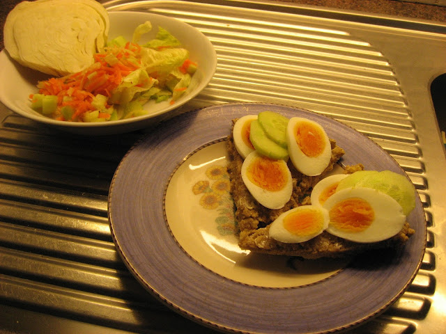 Scones med egg og agurk uten skall - lavt i salisyl