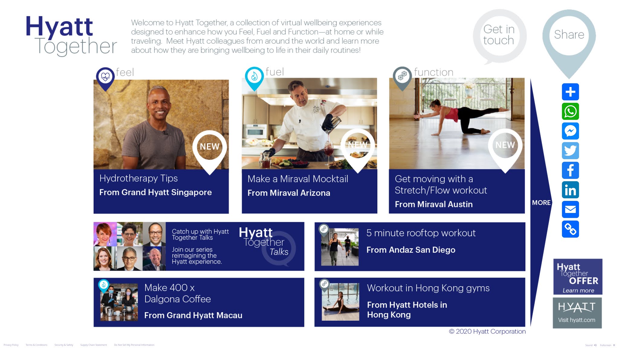 Air101 Hyatt Hotels launches new digital platform, Hyatt Together, to