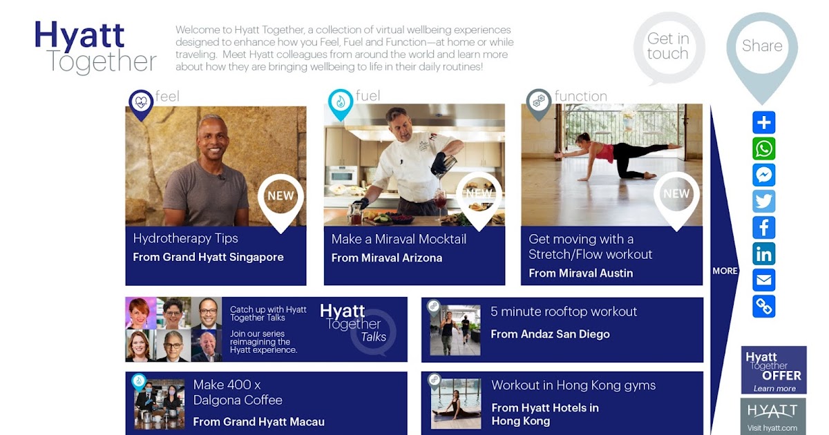 Air101 Hyatt Hotels launches new digital platform, Hyatt Together, to