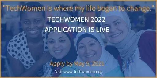 100+ bourses d'etudes du Programme TechWomen du gouvernement américain 2021 pour les femmes dans les domaines des STEM