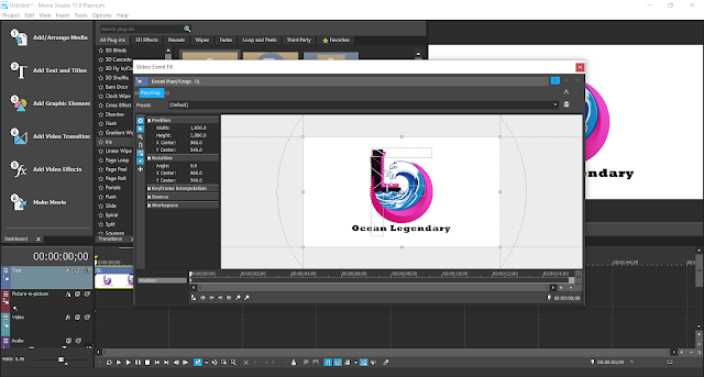 برنامج تحرير الفيديو بكامل الخطوط والقوالب والأنتقالات فيغاس موفي بلاتينيوم مفعل تلقائياً MAGIX VEGAS Movie Studio Platinum 17.0.0.221 Activated ( Fonts, Templates, Animation )