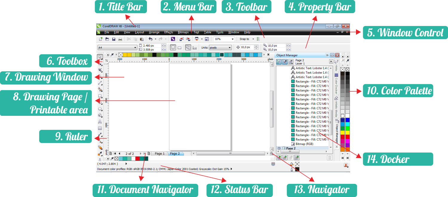 Corel Draw X5 Untuk Pemula | cara menggambar dengan corel draw untuk pemula guru corel Corel Draw X5 Untuk Pemula | cara menggambar dengan corel draw untuk pemula guru corel