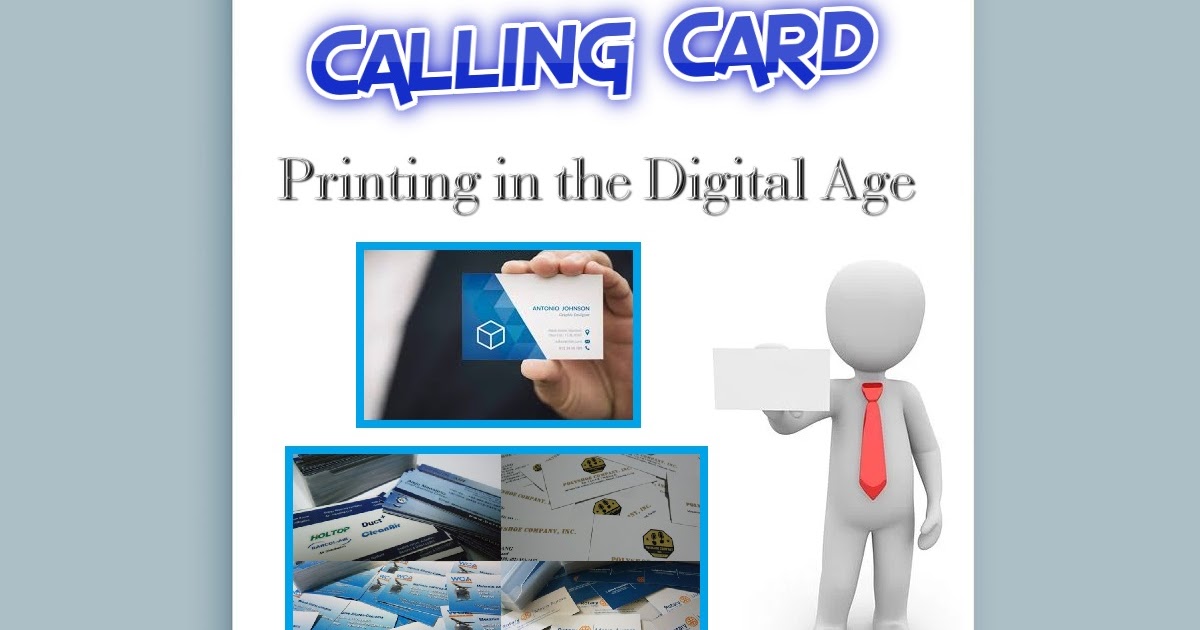 Calling Card Printing in the Digital Age Printixels™ Philippines