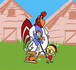 leghorn foghorn chicken cartoon disney animal wallpapersafari