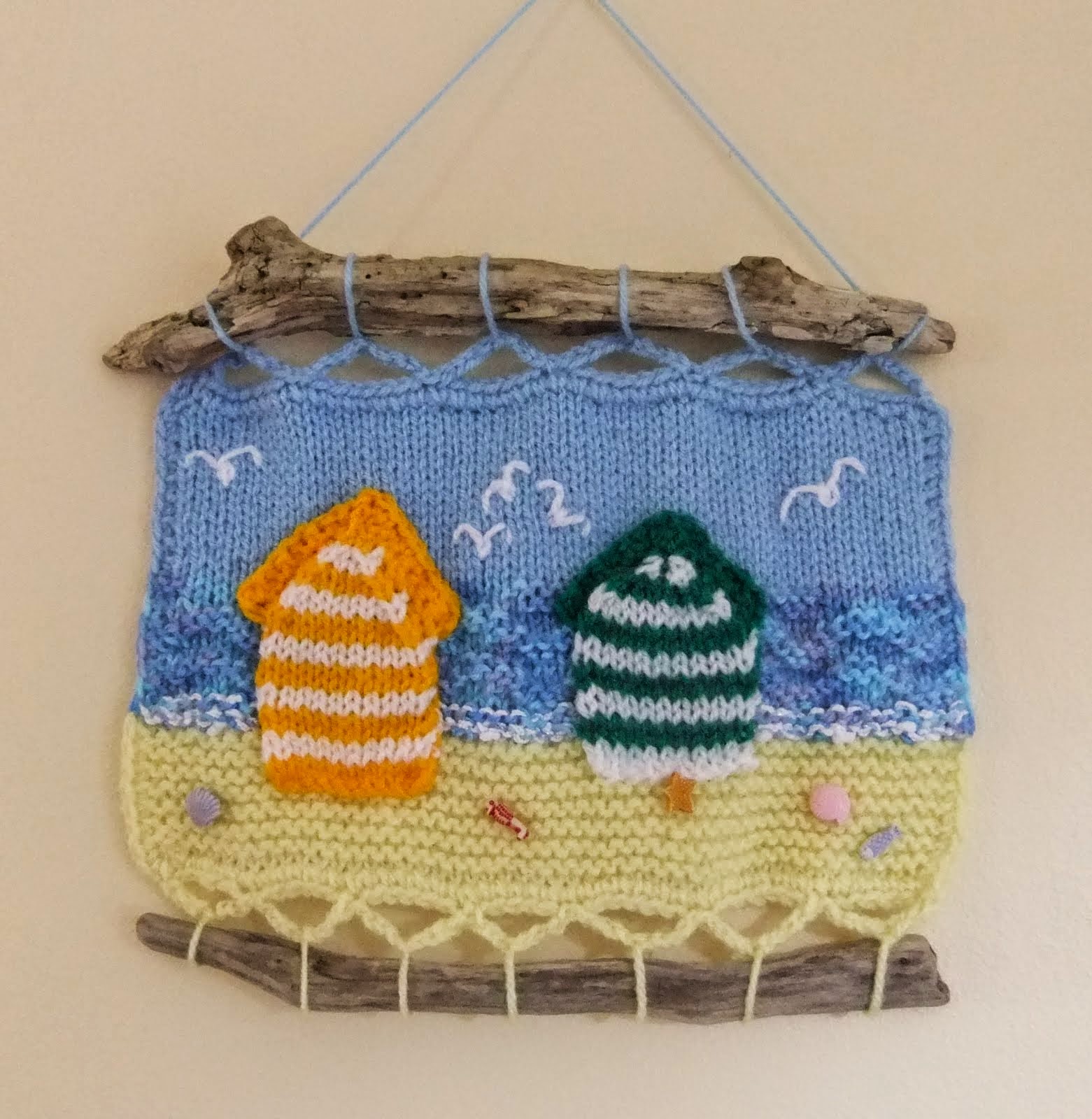 Irina Knitted wall art.