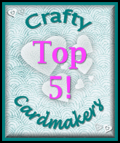 Аз съм в TOP 5 на Crafty Cardmakers - Autumn or Autumn Festivals