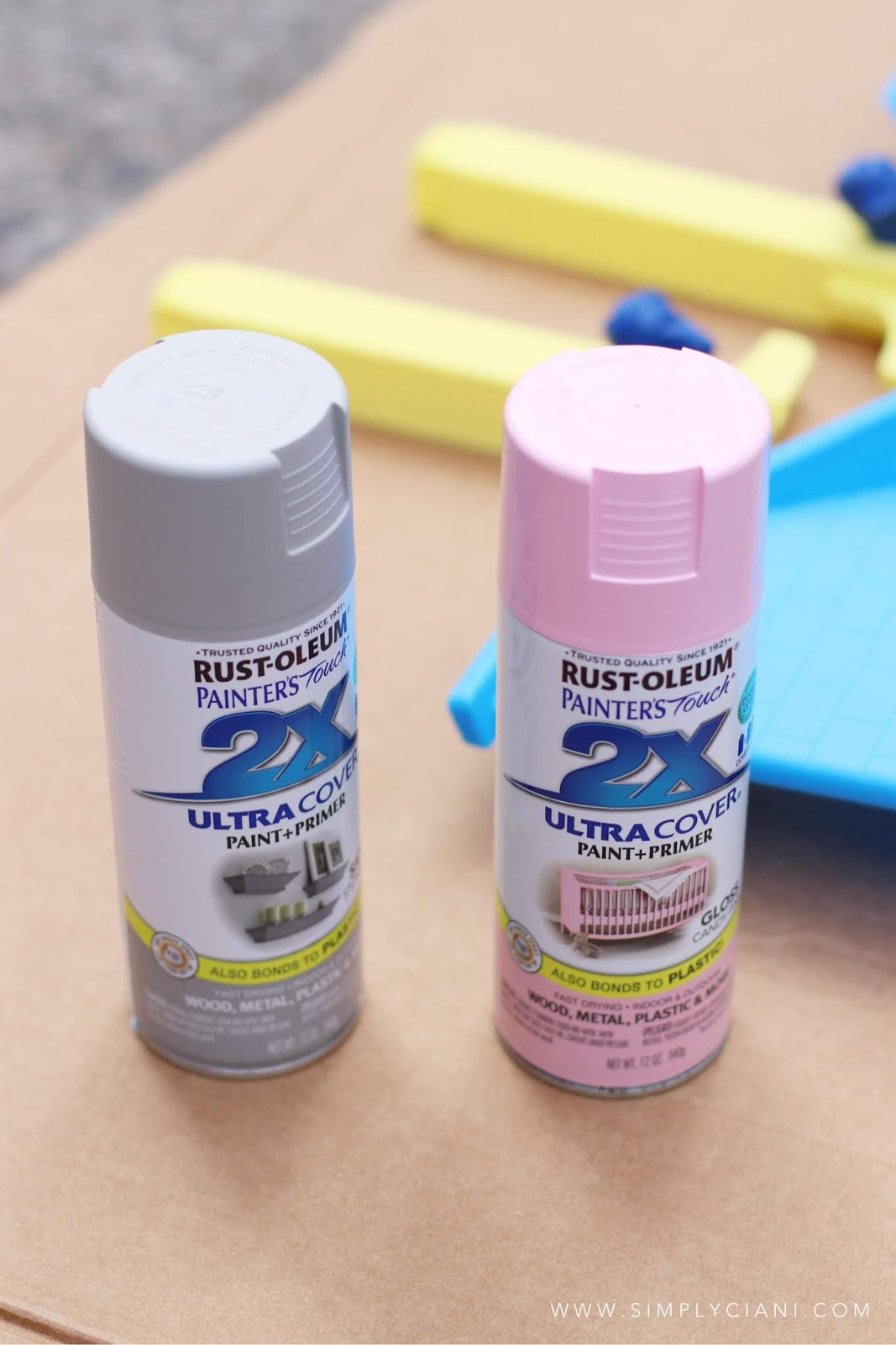 Spray Painted Dollhouse Transformation Simply Ciani