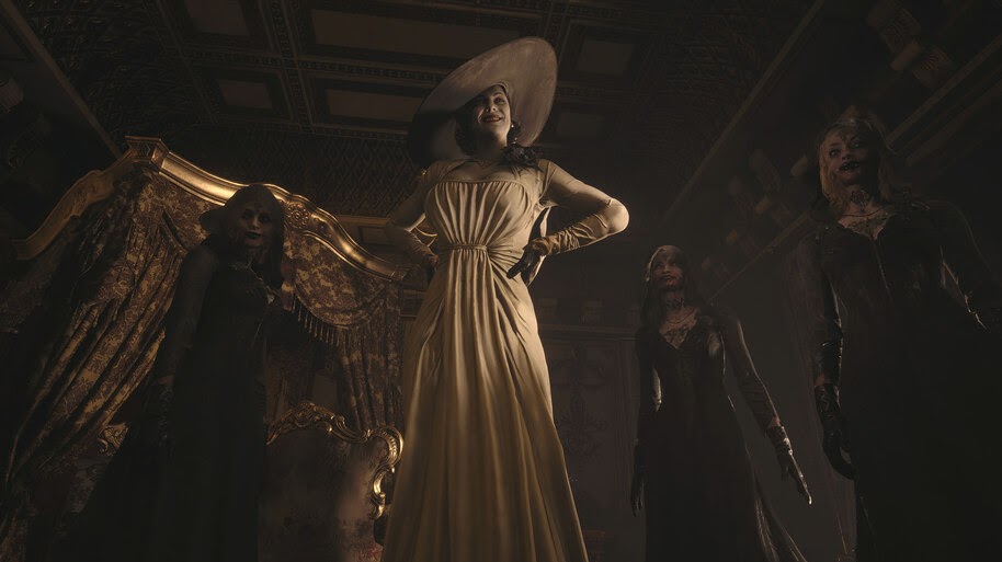 #7.3018, Resident Evil Village, Alcina Dimitrescu, Vampires, 4K Wallpaper
