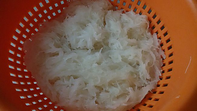 Preparación del cabello de ángel casero 