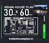30X60 Indian House Plan with Front Elevation