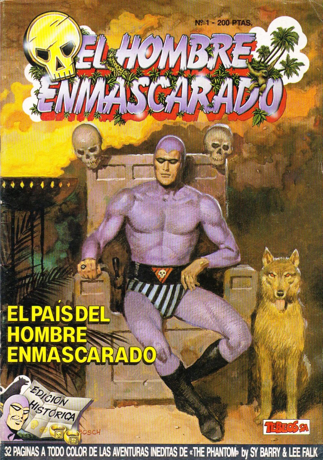 Cómics, Historietas, Música y Otras Yerbas: Colección El Fantasma (aka The  Phamton aka El Hombre Enmascarado)