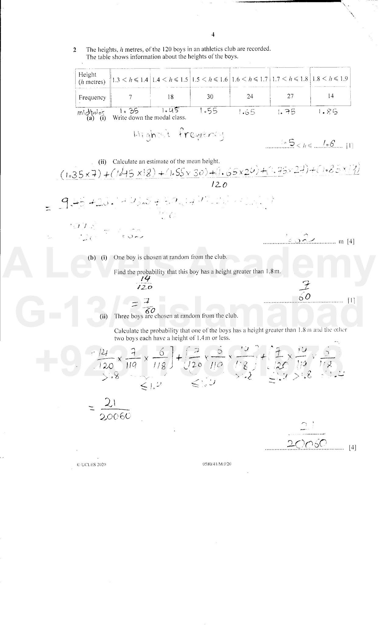 IGCSE Mathematics (0580) Solved Past Papers 2021-2004 Cell ...