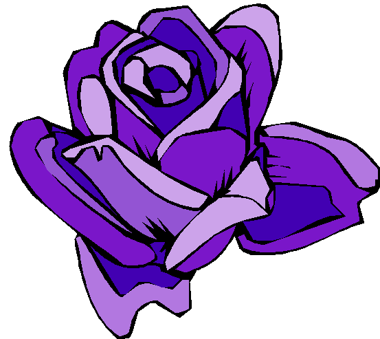 free purple flower clip art - photo #12