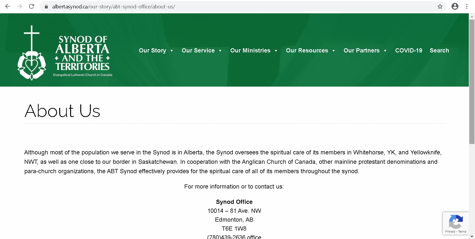 Synod Of Alberta And The Territories Evangelical Lutheran Church in Canada 2022 Synod Of Alberta And The Territories Evangelical Lutheran Church in Canada 2022