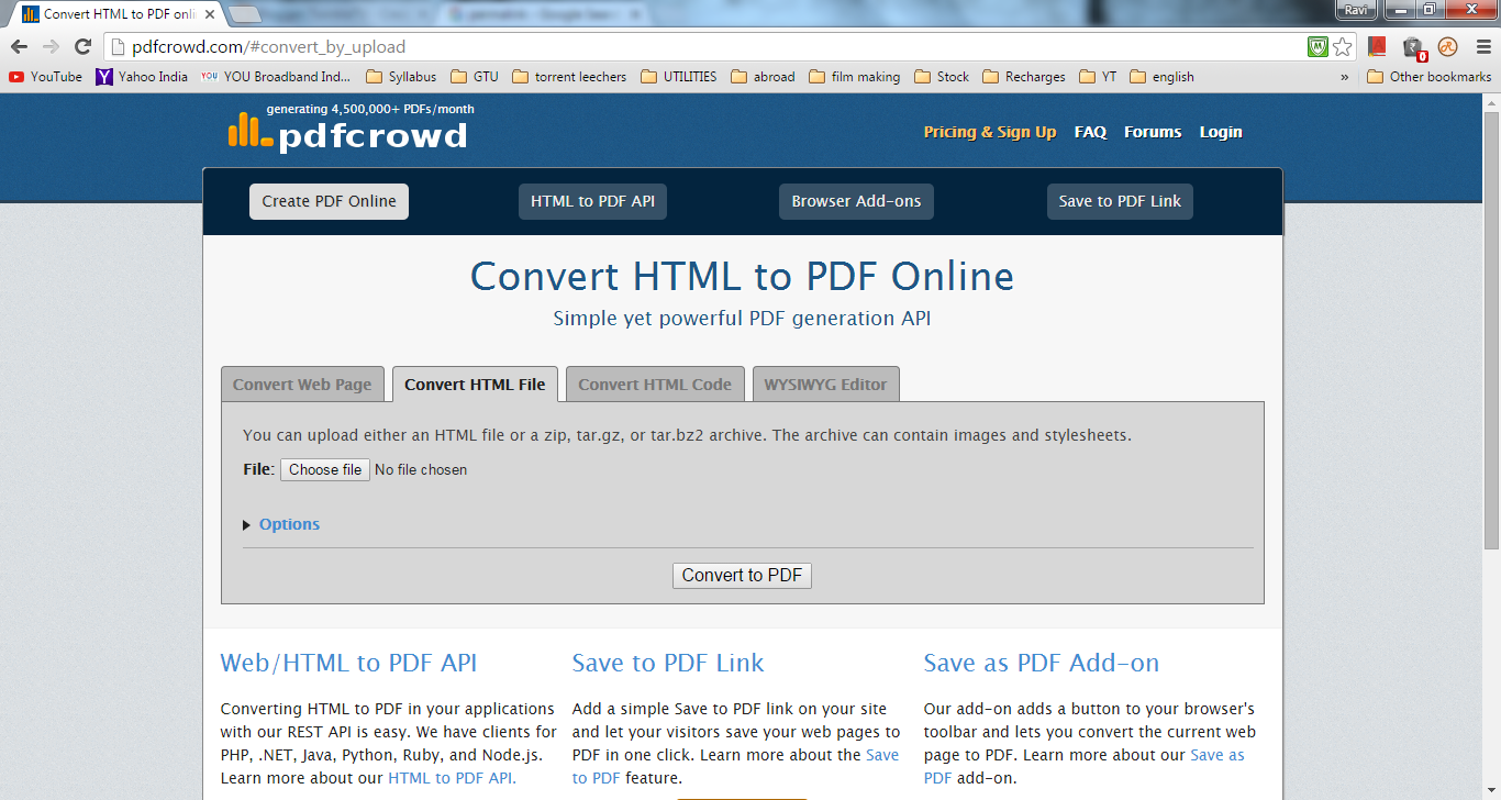 How to Convert .HTML into PDF - TwinkleTV
