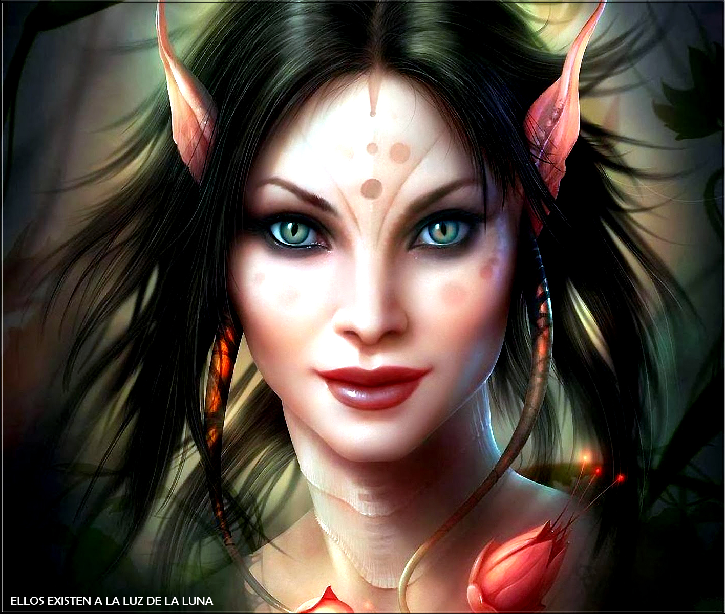 ELLOS EXISTEN A LA LUZ DE LA LUNA LOS ELFOS