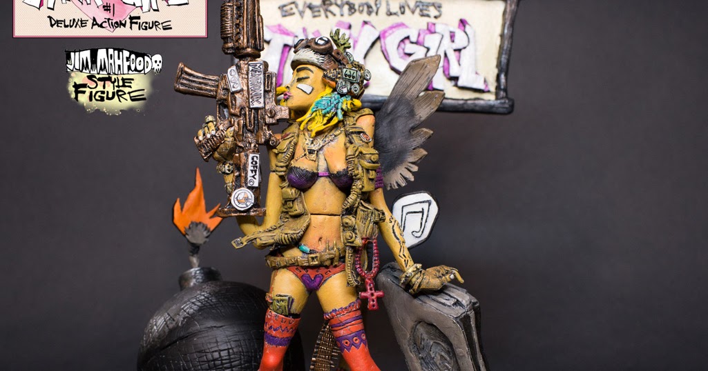 Davey Blaze Customs Blogspot 100 Original TANK GIRL ACTION FIGURES