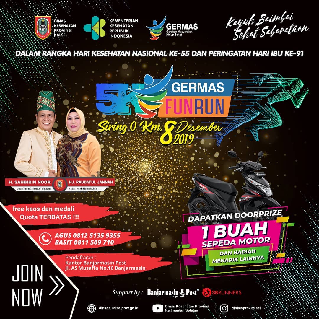 Germas Fun Run - Kalsel • 2019 Germas Fun Run - Kalsel • 2019