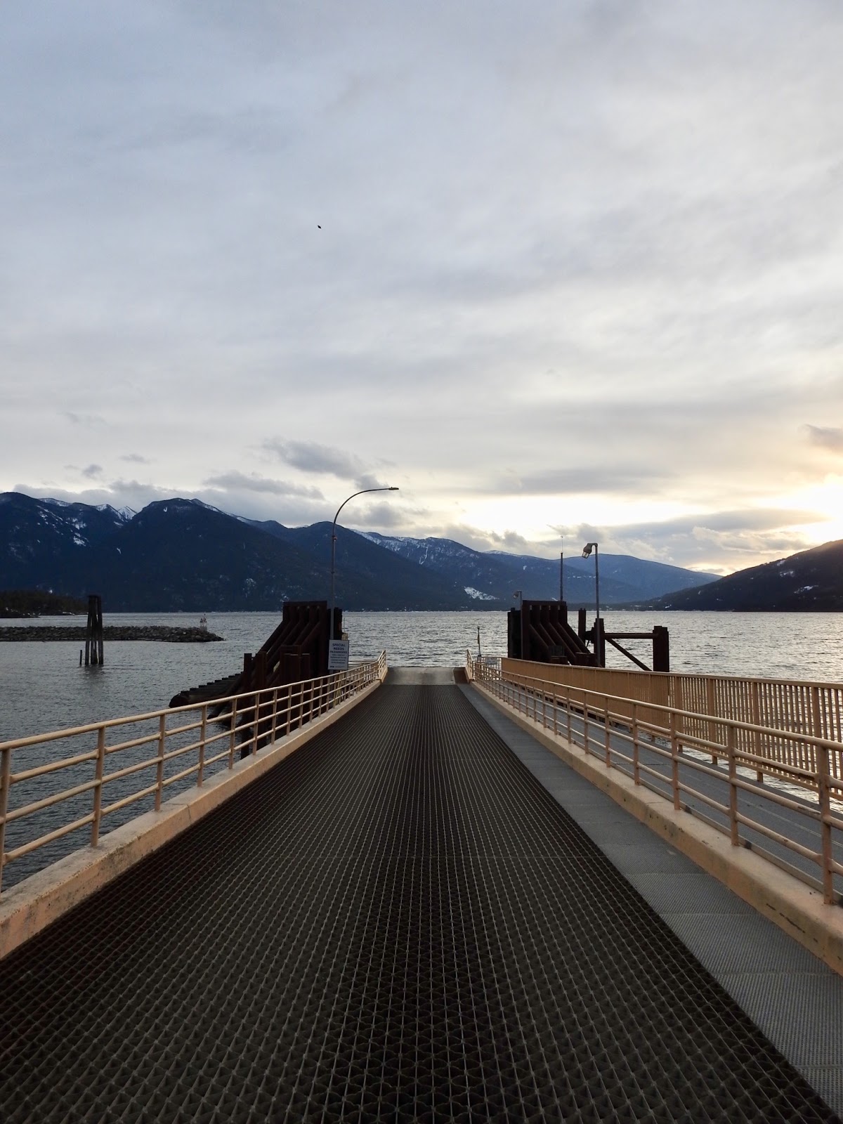 The view from here Crawford Bay, British Columbia February 29, 2020