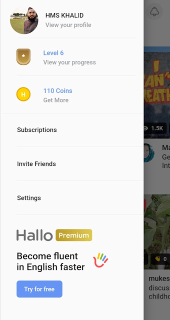 Hallo App- Best English learning app online