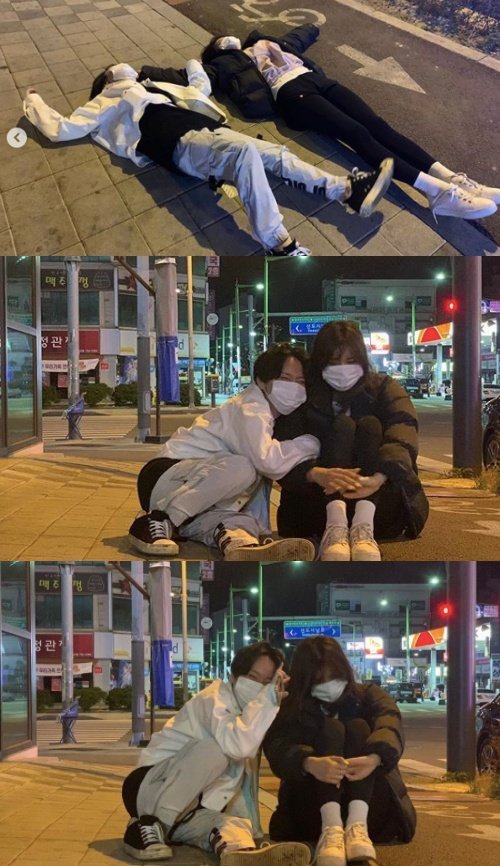 Rapper Hash Swan and girlfriend taken drunken pictures on the streets