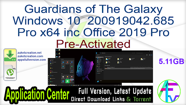 Guardians of The Galaxy Windows 10 200919042.685 Pro x64 inc Office 2019 Pro Pre-Activated Guardians of The Galaxy Windows 10 200919042.685 Pro x64 inc Office 2019 Pro Pre-Activated