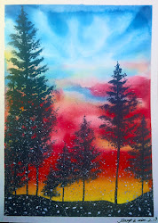 draw sunset landscape ways watercolor easy step using