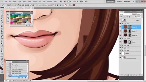 Cara Mewarnai Gambar Vektor Di Photoshop Mewarnai Gambar