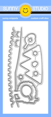 Sunny Studio Stamps: Spring Scenes Fence, Mountain, Trees & Park Background Border Coordinating Metal Cutting Dies