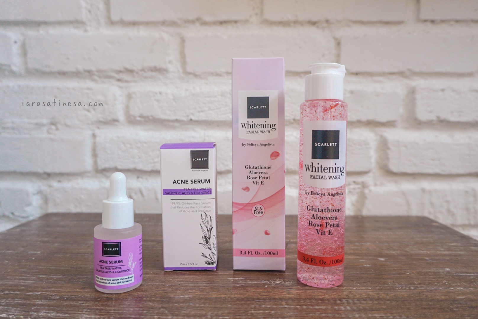 [Review] Scarlett Whitening Acne Serum & Facial Wash, Beneran Bagus