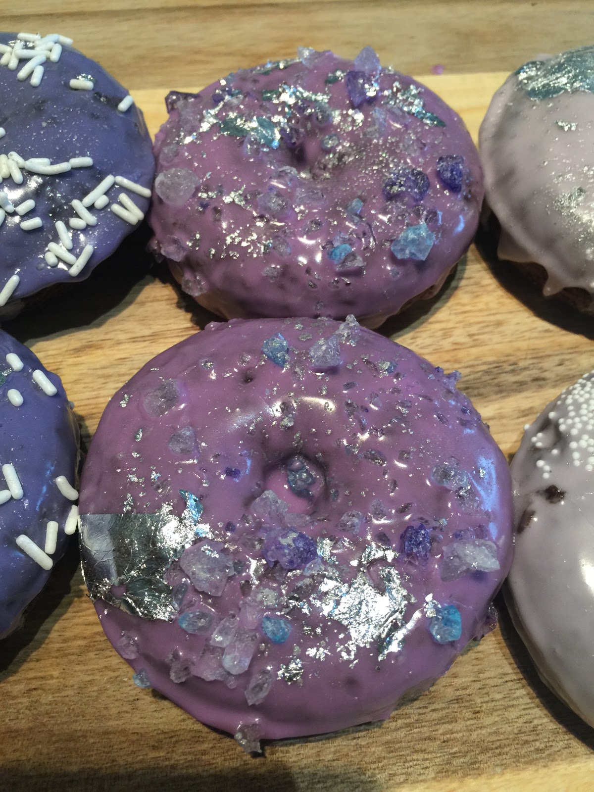 JasmineRichelleBakes Lavender Chocolate Donuts