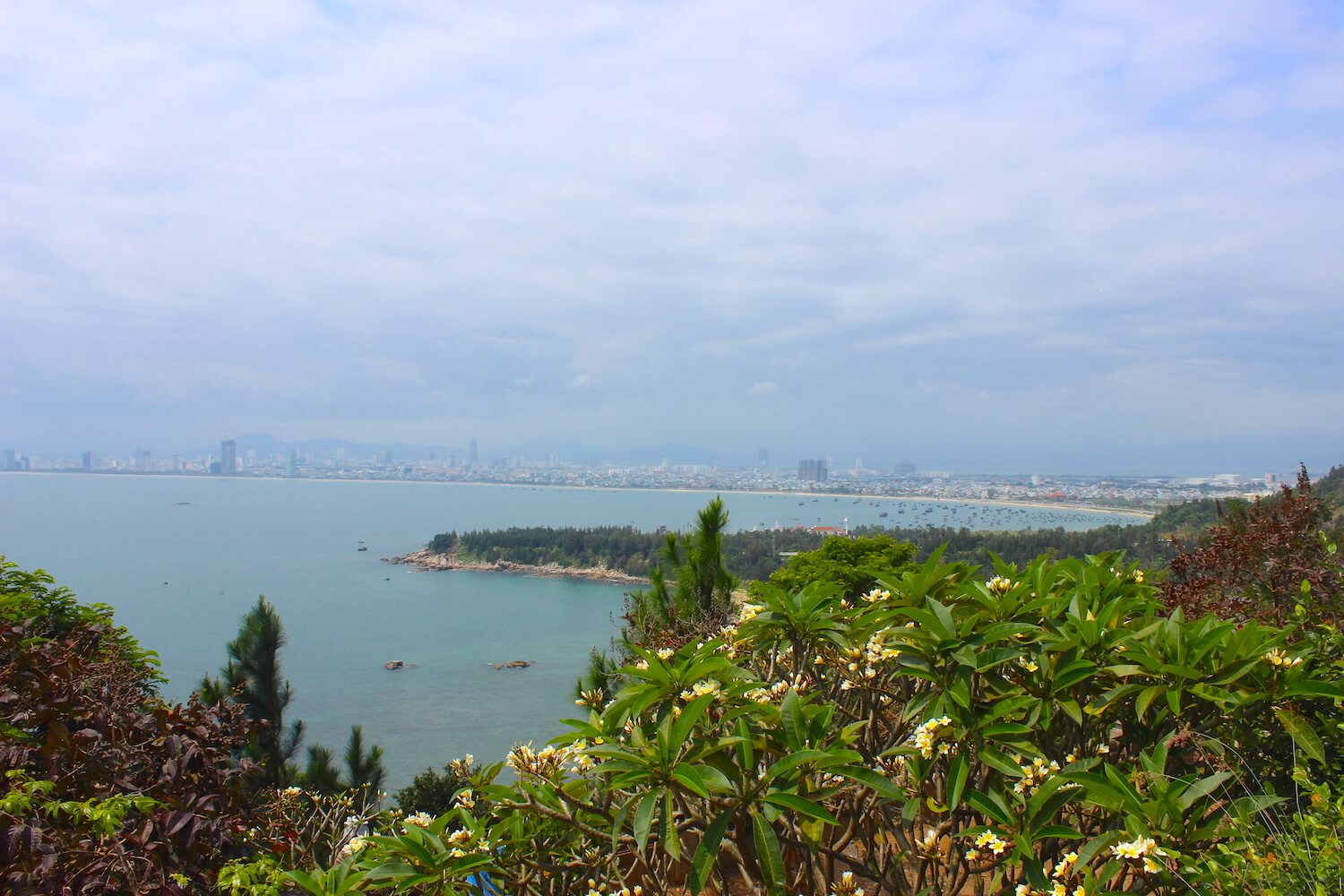 view of da nang from monkey mountain