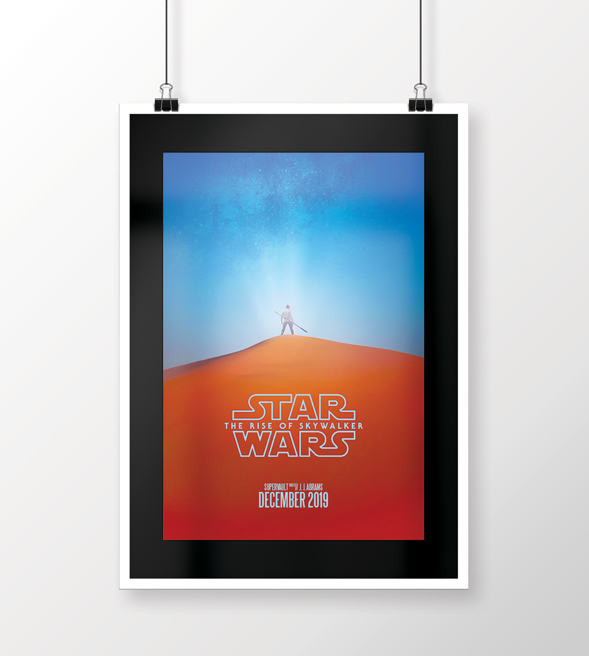 Novo fan poster original Supervault - Star Wars: A Ascensão Skywalker -  supervault