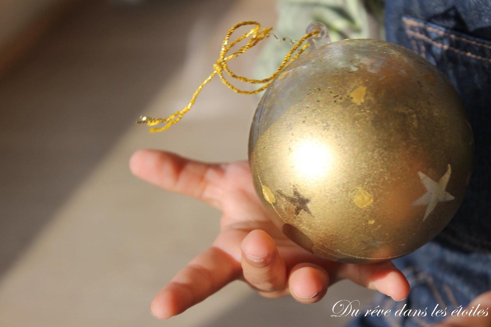 Boules de Noël DIY - Du rêve dans les étoiles