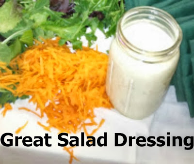 great salad dressing with a salad